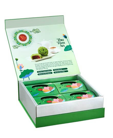 hộp bánh trăng vàng hồng ngọc an tâm xanh